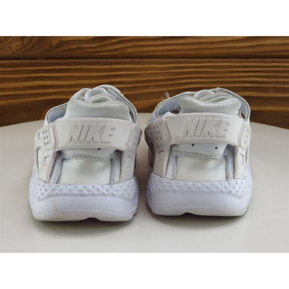 Nike‎ Sz 8 Toddler Unisex Sneaker White Synthetic Huarache Medium - Picture 7 of 10